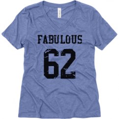 Ladies Relaxed Fit Super Soft Triblend V-Neck Tee