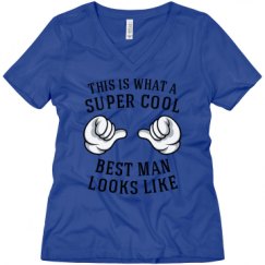 Ladies Relaxed Fit V-Neck Tee