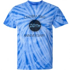 Unisex Tie-Dye Cyclone Pinwheel Tee