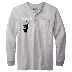 Unisex Carhartt Long Sleeve Henley Tee 