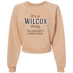 Women's Raglan Pullover Fleece