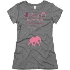 Ladies Slim Fit Super Soft Triblend Tee