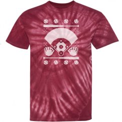 Unisex Tie-Dye Cyclone Pinwheel Tee