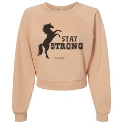 Women's Raglan Pullover Fleece