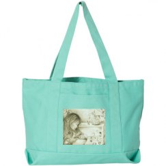 Seaside Cotton Canvas Pigment-Dyed Boat Tote Bag