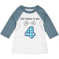 Toddler 3/4 Sleeve Raglan Tee