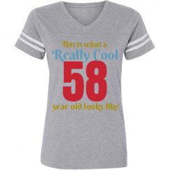 Ladies Relaxed Fit Vintage Sports Tee