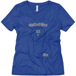 Ladies Relaxed Fit V-Neck Tee