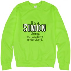 Unisex Neon Crewneck Sweatshirt