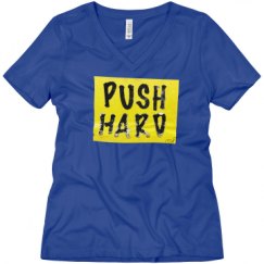 Ladies Relaxed Fit V-Neck Tee