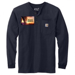 Unisex Carhartt Long Sleeve Henley Tee 