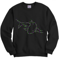 Unisex Film and Foil Crewneck Sweatshirt