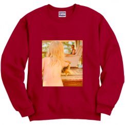 Unisex Film and Foil Crewneck Sweatshirt