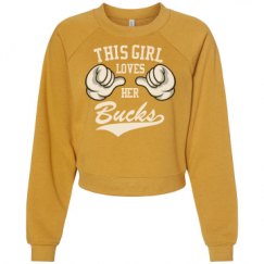 Women's Raglan Pullover Fleece