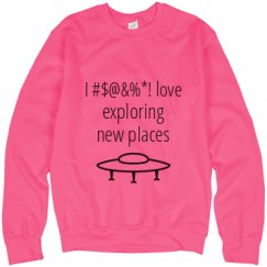 Unisex Neon Crewneck Sweatshirt