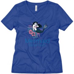 Ladies Relaxed Fit V-Neck Tee