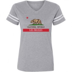 Ladies Relaxed Fit Vintage Sports Tee