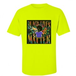 Unisex Ultra Cotton Safety Neon Crewneck Tee