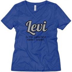 Ladies Relaxed Fit V-Neck Tee