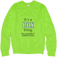 Unisex Neon Crewneck Sweatshirt