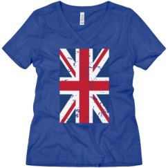 Ladies Relaxed Fit V-Neck Tee