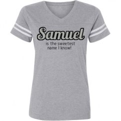 Ladies Relaxed Fit Vintage Sports Tee