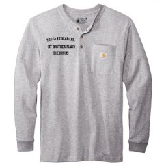 Unisex Carhartt Long Sleeve Henley Tee 