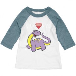 Toddler 3/4 Sleeve Raglan Tee