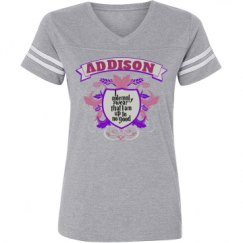 Ladies Relaxed Fit Vintage Sports Tee