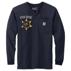 Unisex Carhartt Long Sleeve Henley Tee 