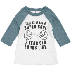 Toddler 3/4 Sleeve Raglan Tee