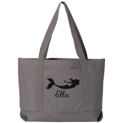 Seaside Cotton Canvas Pigment-Dyed Boat Tote Bag