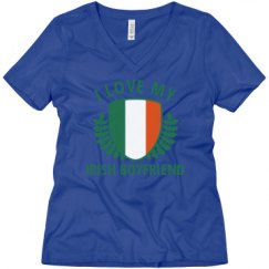 Ladies Relaxed Fit V-Neck Tee