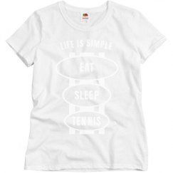 Ladies Semi-Fitted Relaxed Fit Basic Promo Tee