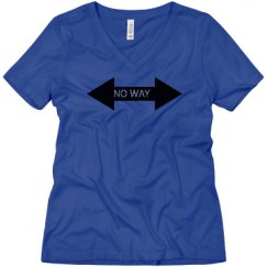 Ladies Relaxed Fit V-Neck Tee