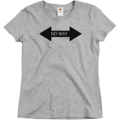 Ladies Semi-Fitted Relaxed Fit Basic Tee