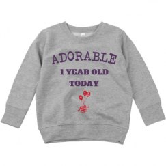 Toddler Crewneck Basic Promo Sweatshirt