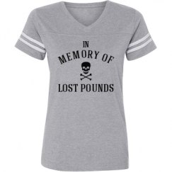 Ladies Relaxed Fit Vintage Sports Tee