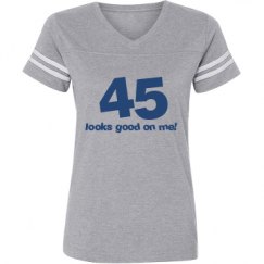 Ladies Relaxed Fit Vintage Sports Tee