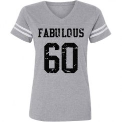 Ladies Relaxed Fit Vintage Sports Tee