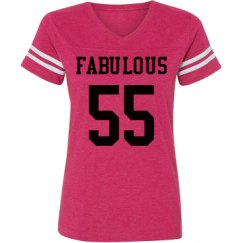 Ladies Relaxed Fit Vintage Sports Tee