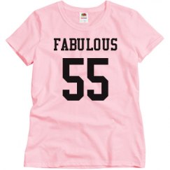 Ladies Semi-Fitted Relaxed Fit Basic Tee