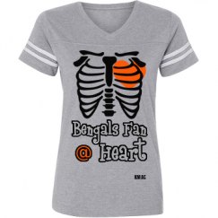 Ladies Relaxed Fit Vintage Sports Tee