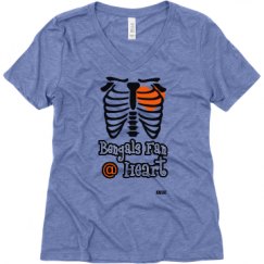 Ladies Relaxed Fit Super Soft Triblend V-Neck Tee