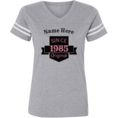 Ladies Relaxed Fit Vintage Sports Tee