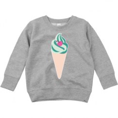 Toddler Crewneck Basic Promo Sweatshirt