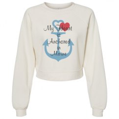 Women's Raglan Pullover Fleece