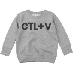 Toddler Crewneck Basic Promo Sweatshirt