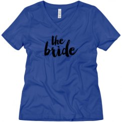 Ladies Relaxed Fit V-Neck Tee