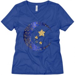 Ladies Relaxed Fit V-Neck Tee